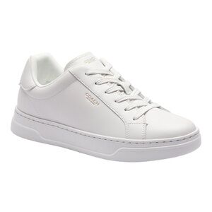 Coach Ivory Leather Casual Sneakers